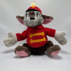 Vintage Walt Disney Company Dumbo Mr. Timothy Q Mouse Ringmaster Circus 9" Plush